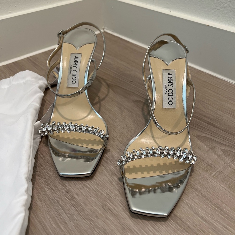 Jimmy Choo Embellished Bing Sandal